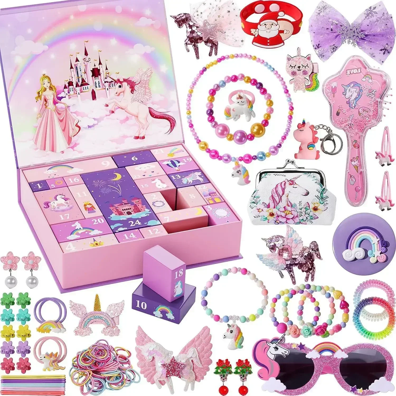 Advent Calendar Gift - Christmas Advent Calendar Box 24pcs Princess