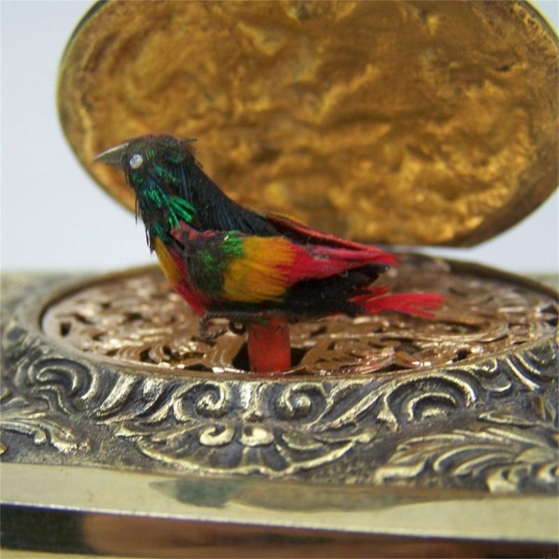Musical Wind Up Bird Music Box - Snow Globe Musical 评论和价格