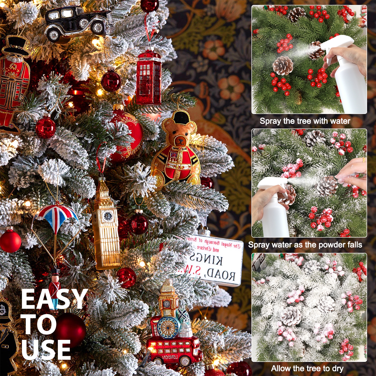 3.4 Lbs Artificial Snow Flocki - Christmas Wreath Fake 评论和价格