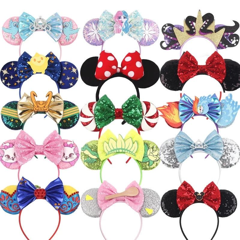 Cute New Mickey Mouse Ears Hea - Reindeer Antlers Headband 评论和价格