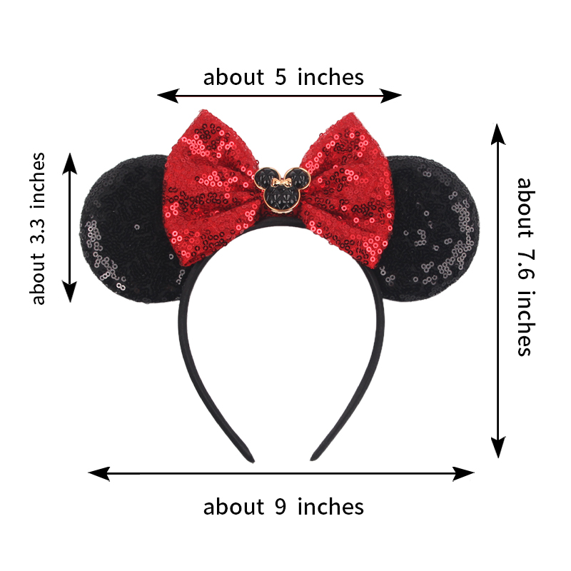 Cute New Mickey Mouse Ears Hea - Reindeer Antlers Headband 评论和价格