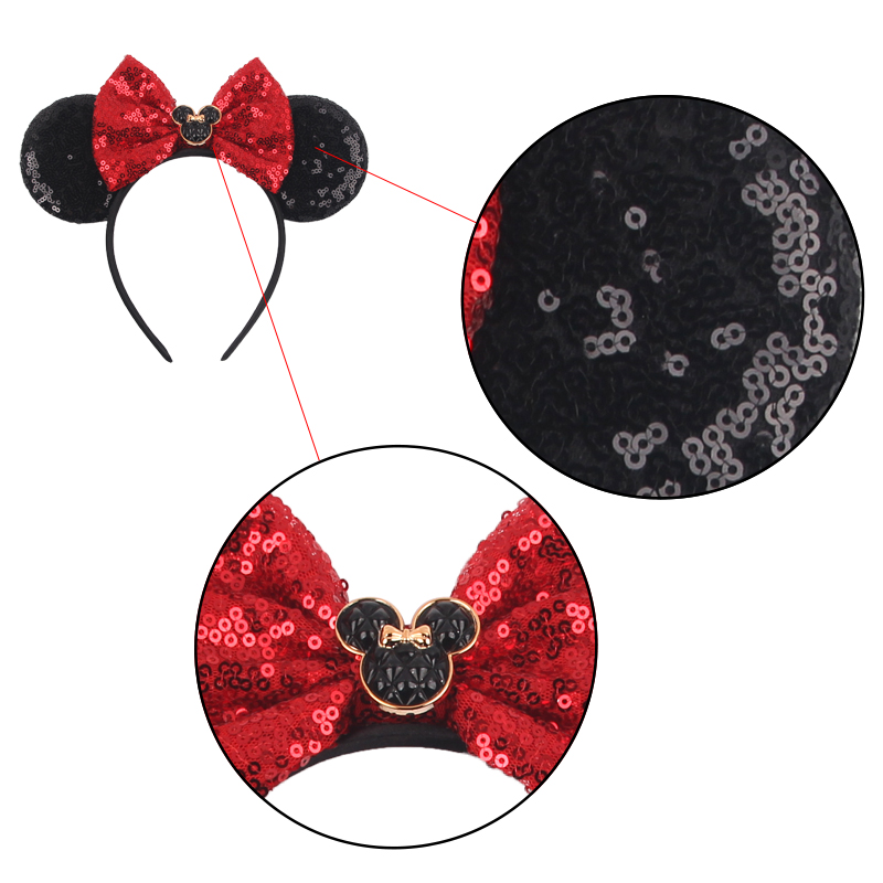 Cute New Mickey Mouse Ears Hea - Reindeer Antlers Headband 评论和价格