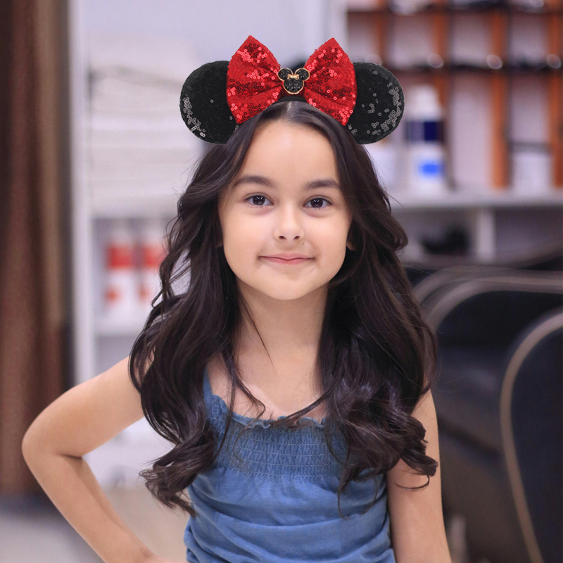 Cute New Mickey Mouse Ears Hea - Reindeer Antlers Headband 评论和价格