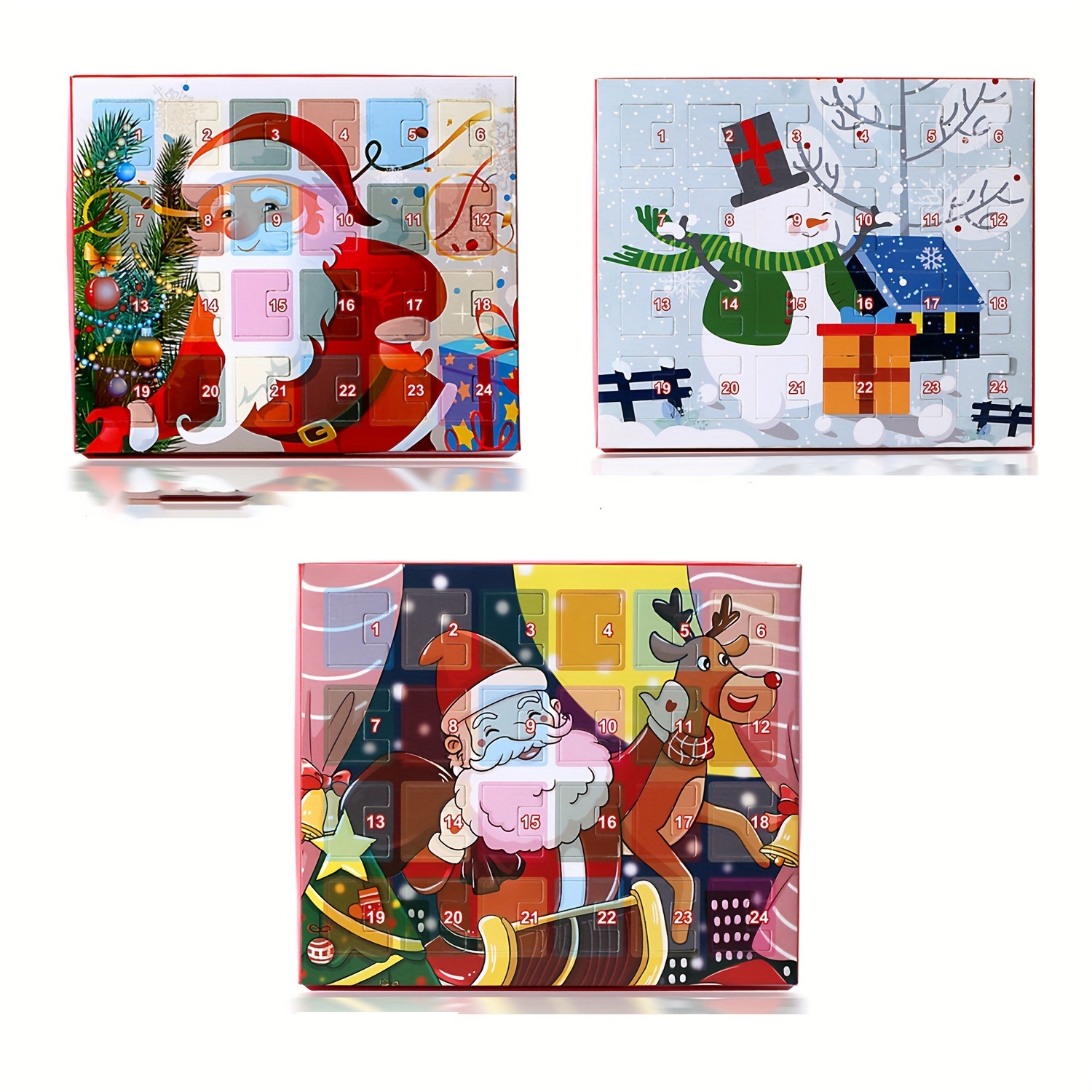 Snowman Christmas Advent Calen - Advent Calendar Gift 评论和价格
