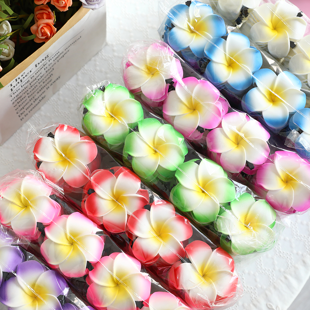 10PCS Hawaiian PE Foam Plumeri - Christmas Wreath Fake 评论和价格