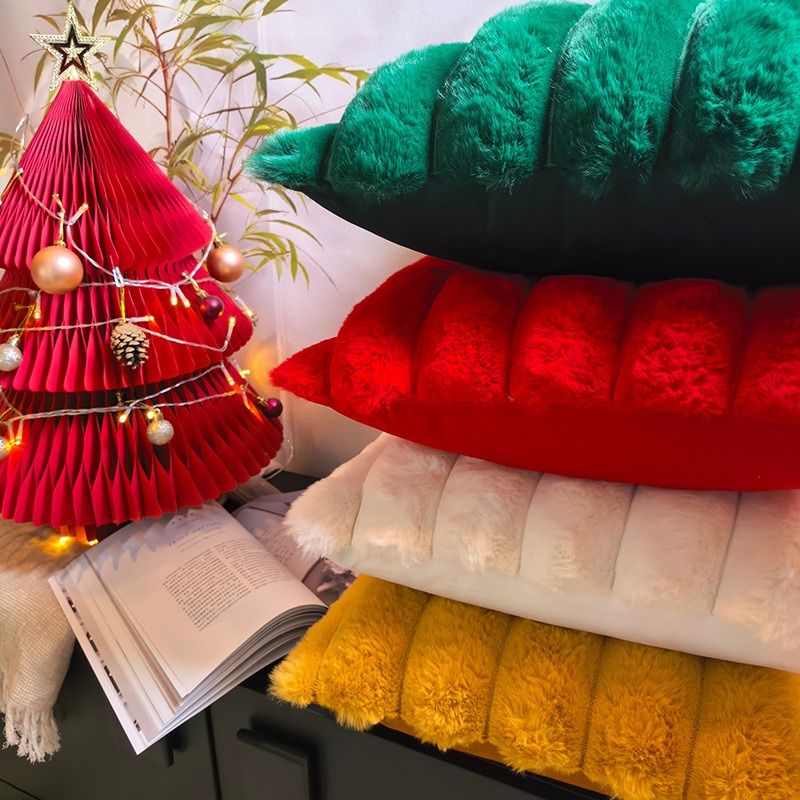 Christmas green imitation rabb - Christmas Throw Blanket 评论和价格