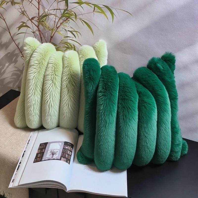 Christmas green imitation rabb - Christmas Throw Blanket 评论和价格