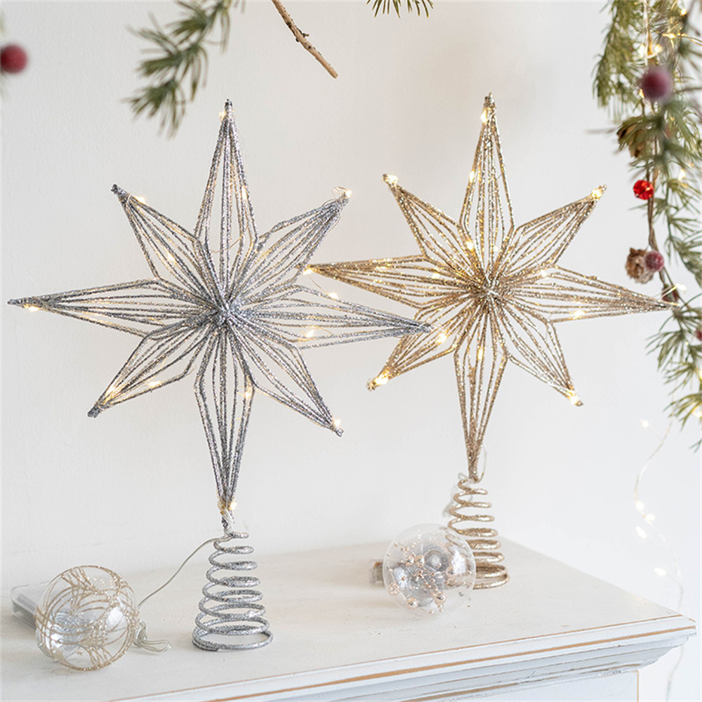 Christmas Tree Toppers Star wi - Star Tree Topper 评论和价格
