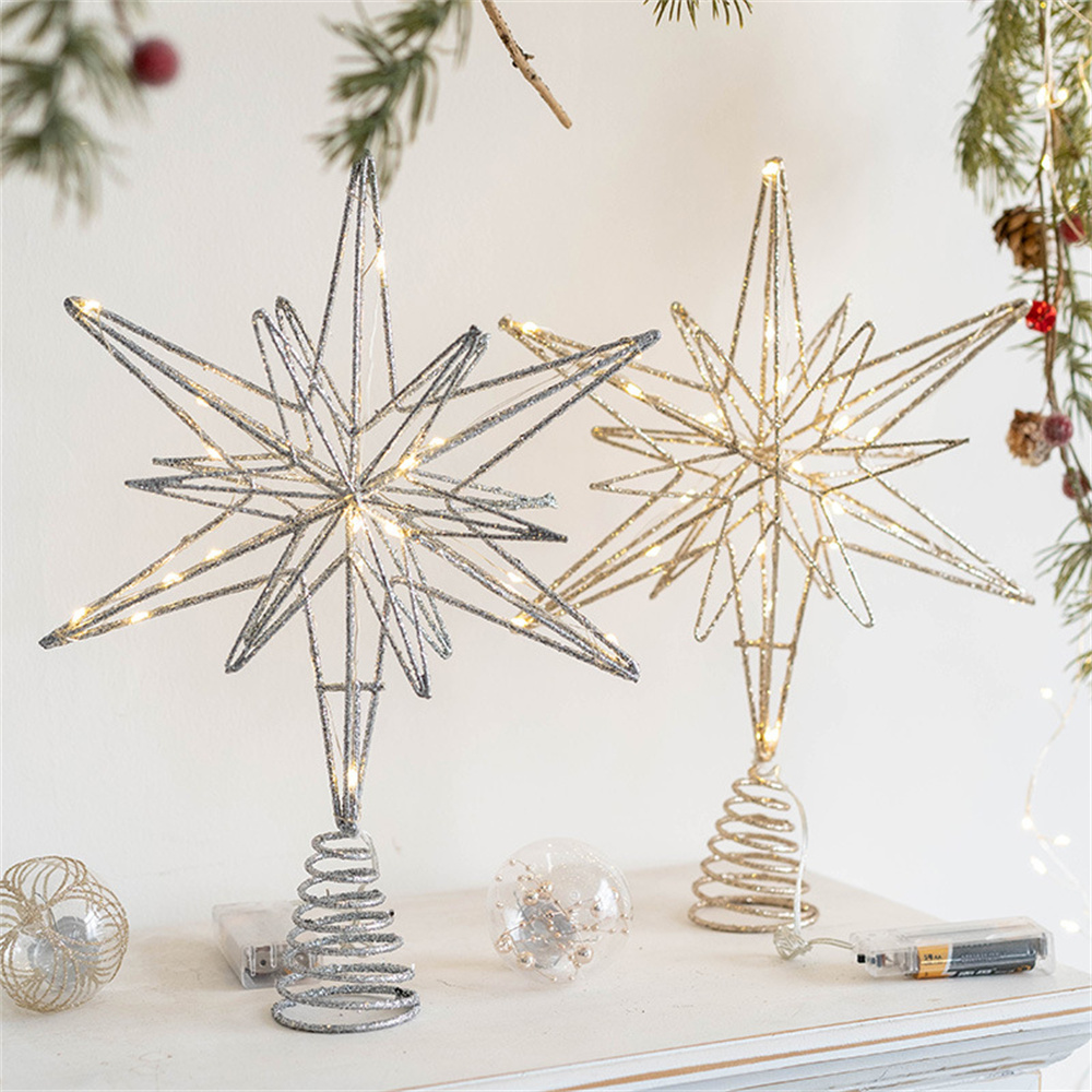 Christmas Tree Toppers Star wi - Star Tree Topper 评论和价格