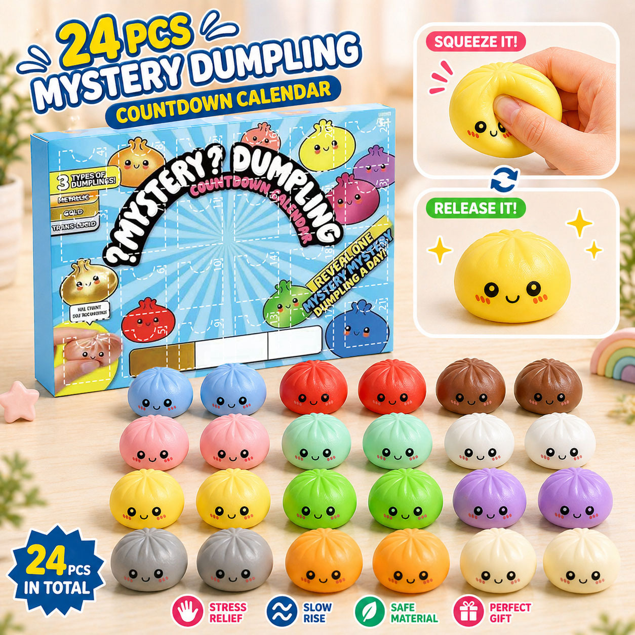 New 24pc Surprise Dumplings My - Advent Calendar Gift 评论和价格