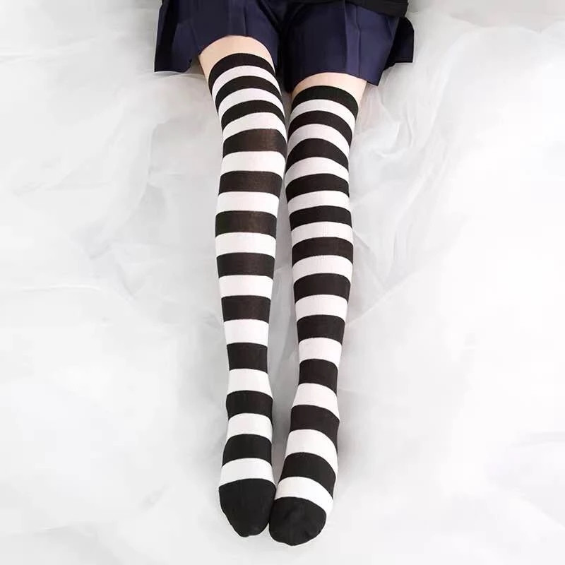 Cute Pink Blue Lolita Striped  - Christmas Stocking Hanging 评论和价格