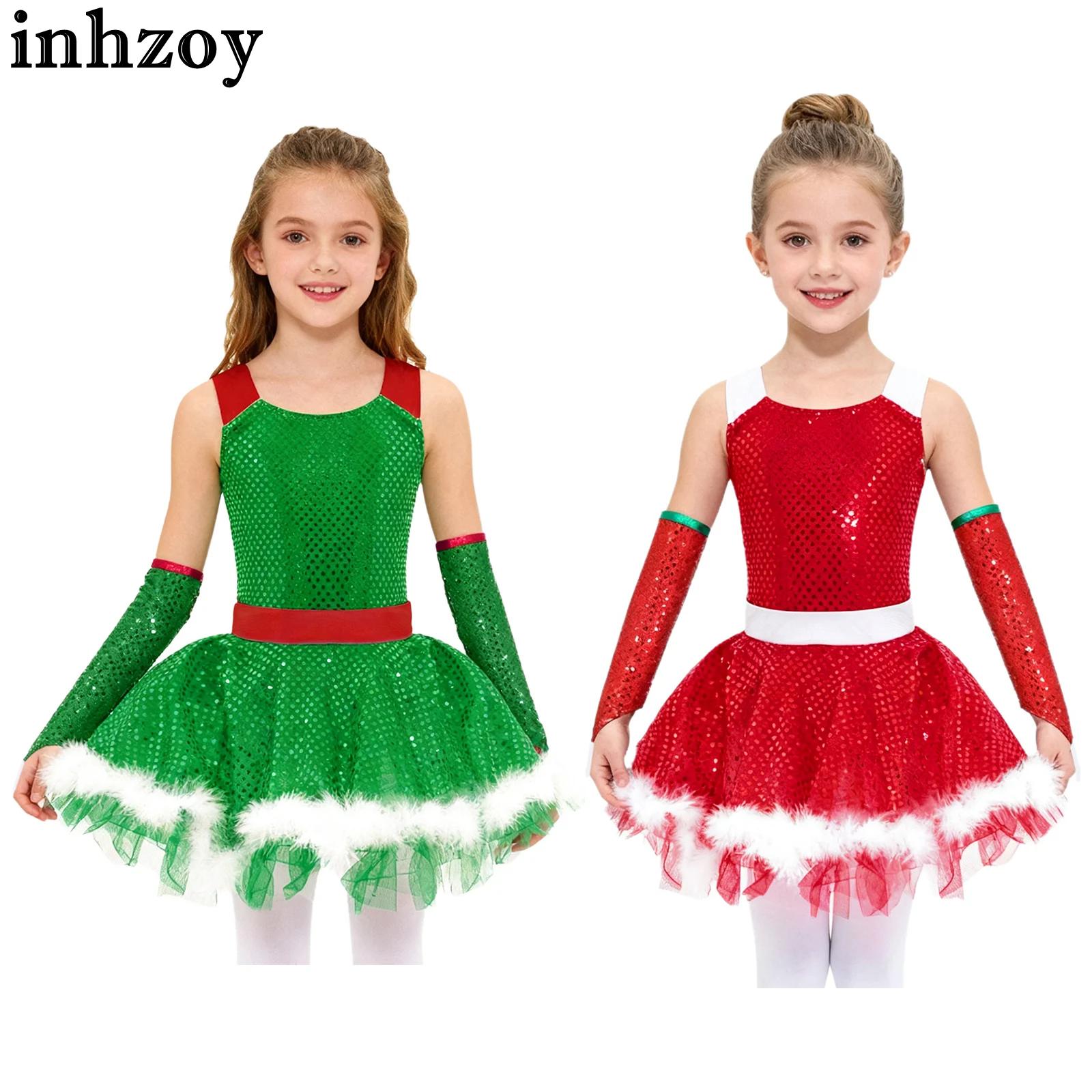 Kids Girls Christmas Santa Elf - Elf Costume Christmas 评论和价格