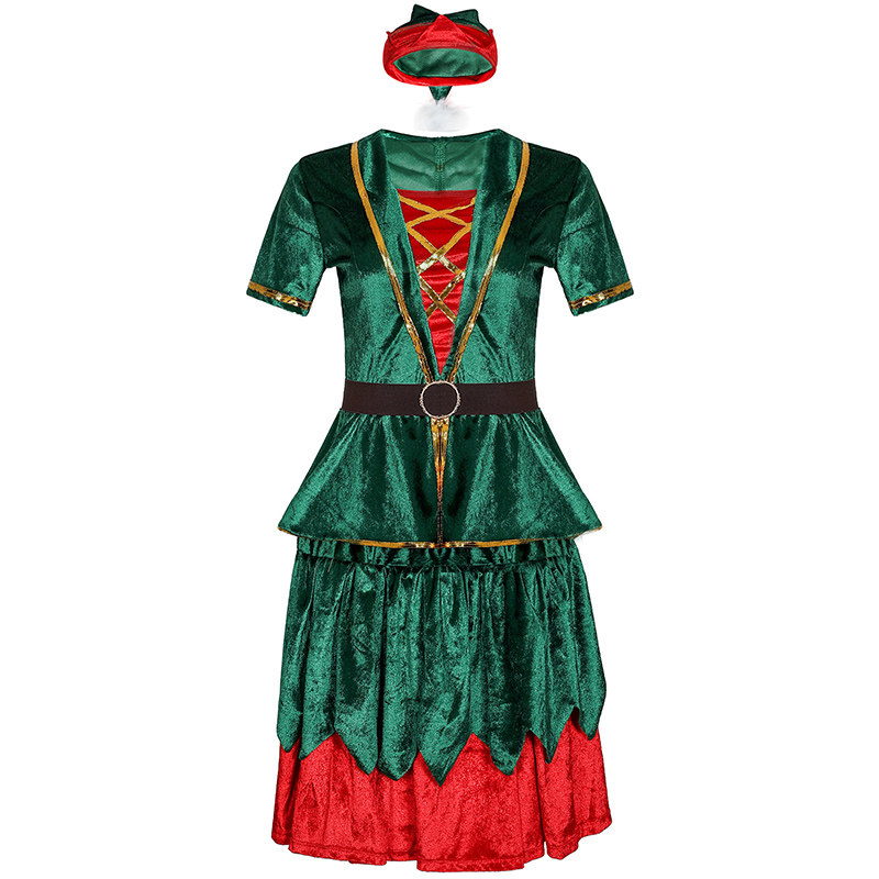 Carnival Couple Xmas Mascot Co - Elf Costume Christmas 评论和价格