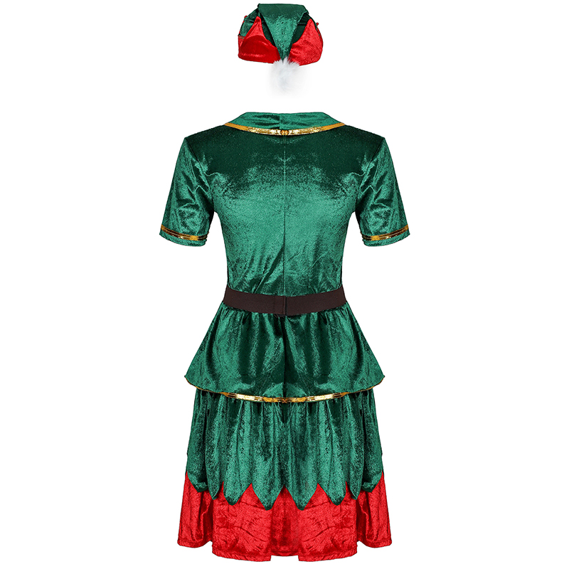 Carnival Couple Xmas Mascot Co - Elf Costume Christmas 评论和价格