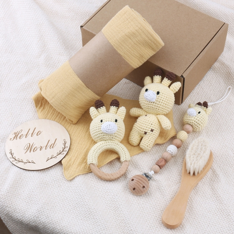 1 Set Baby Stuffed Animal Doll - Gift Box Wrap Set 评论和价格
