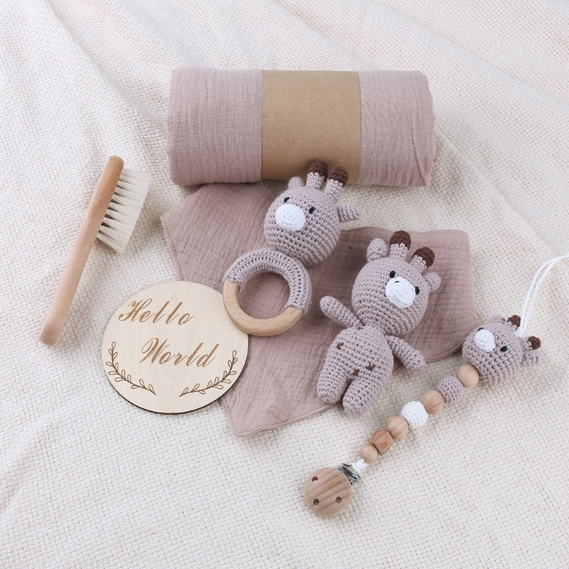 1 Set Baby Stuffed Animal Doll - Gift Box Wrap Set 评论和价格