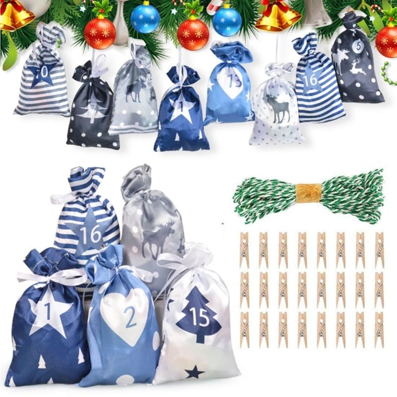 Christmas Advent Calendar Bags - Advent Calendar Gift 评论和价格