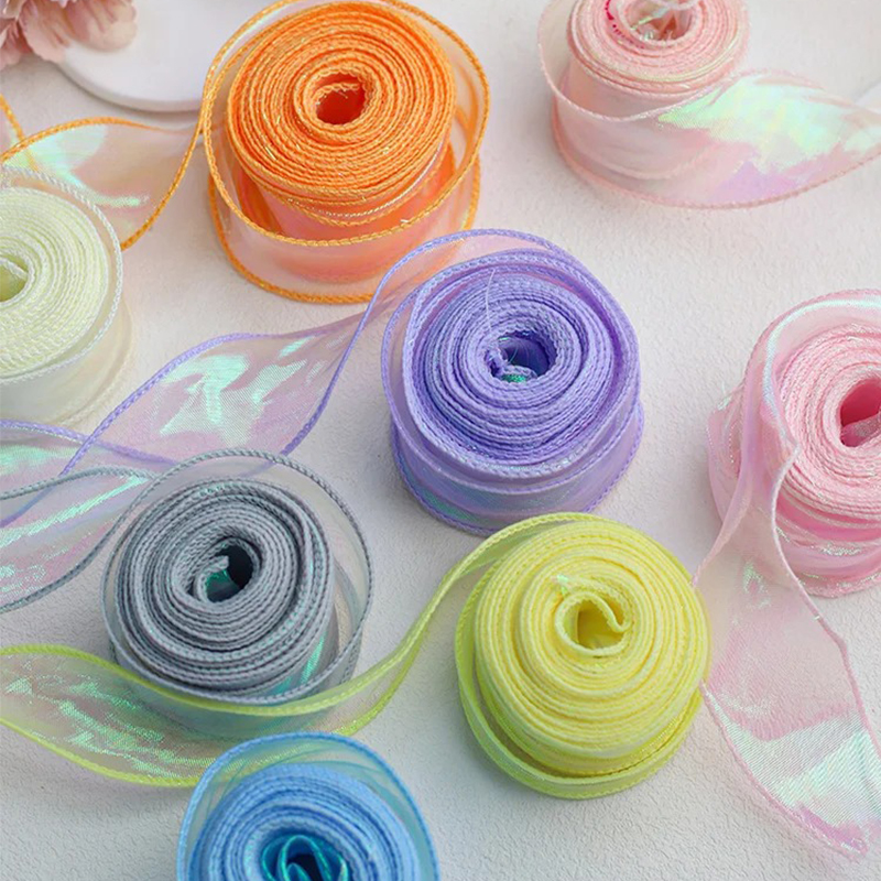 40mm 10Yards Fishtail Organza  - Ribbon Bow Gift 评论和价格