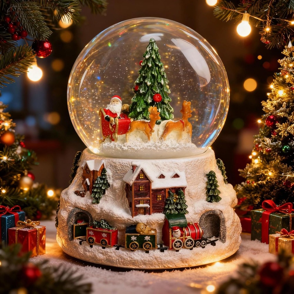 5.9-Inch Musical Snow Globe wi - Snow Globe Musical 评论和价格