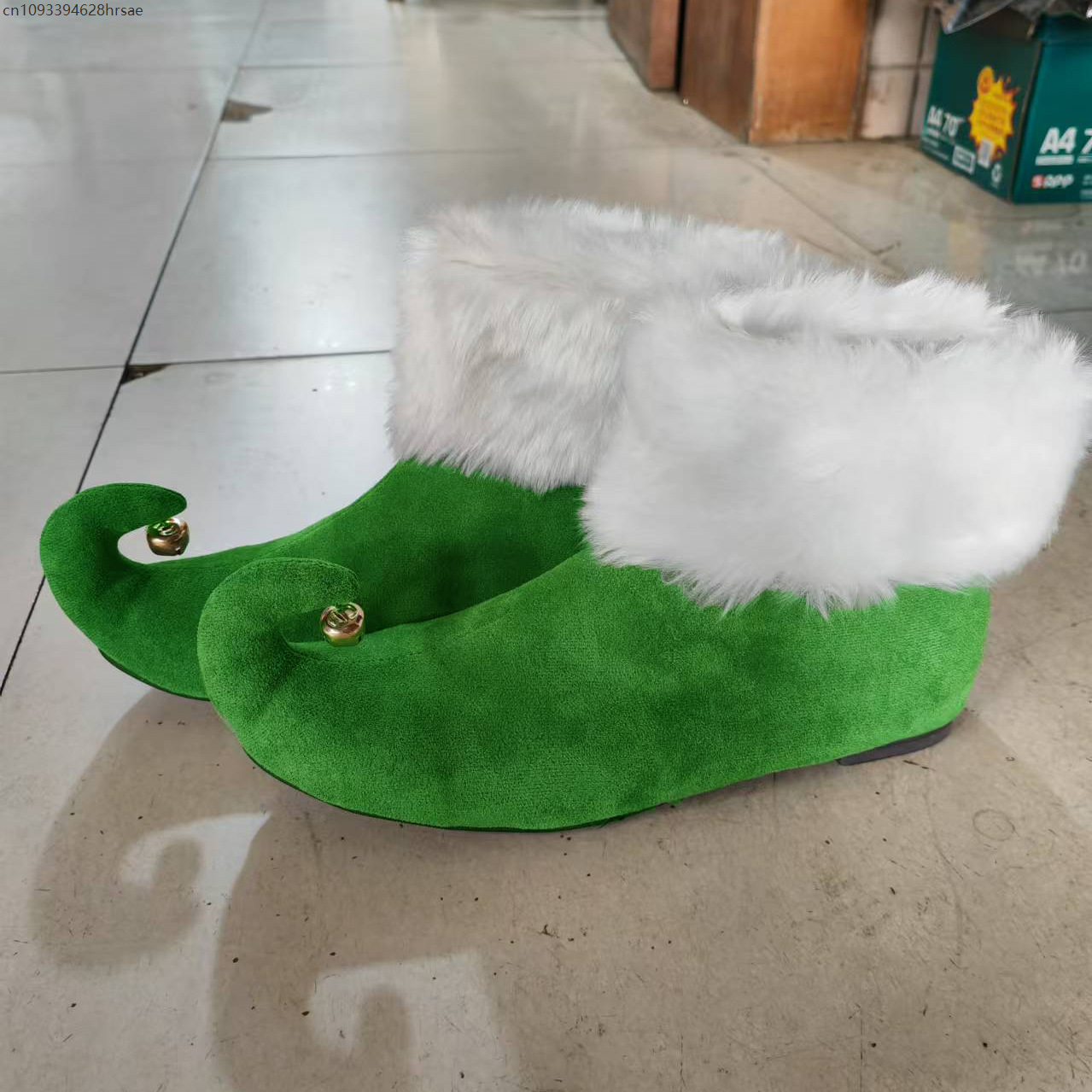 Christmas Suede Boots With Jin - Elf Costume Christmas 评论和价格