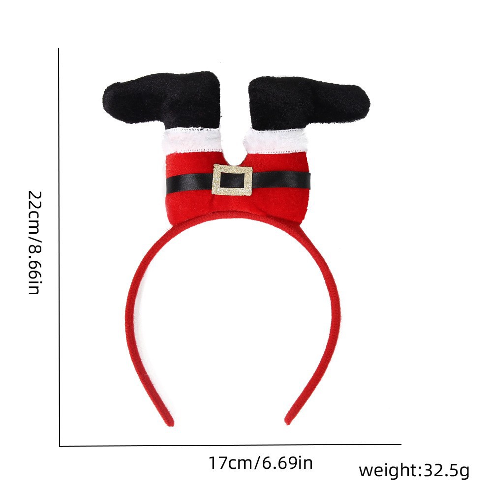 1 Piece/5Pcs Funny Santa Claus - Reindeer Antlers Headband 评论和价格