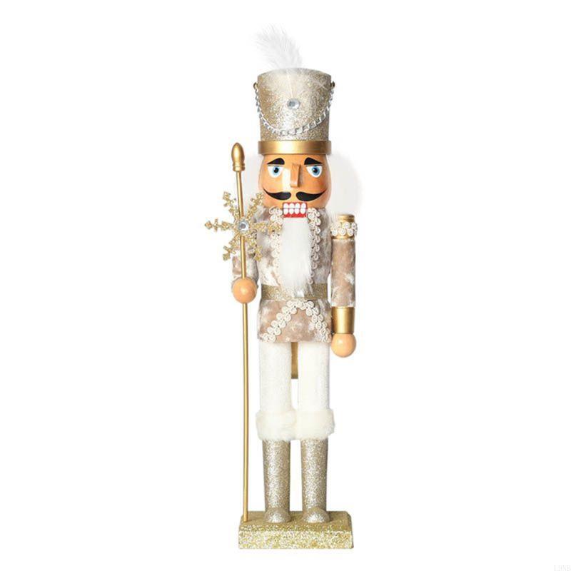 L9NB Desktop Ornament Wooden N - Nutcracker Figurine 评论和价格