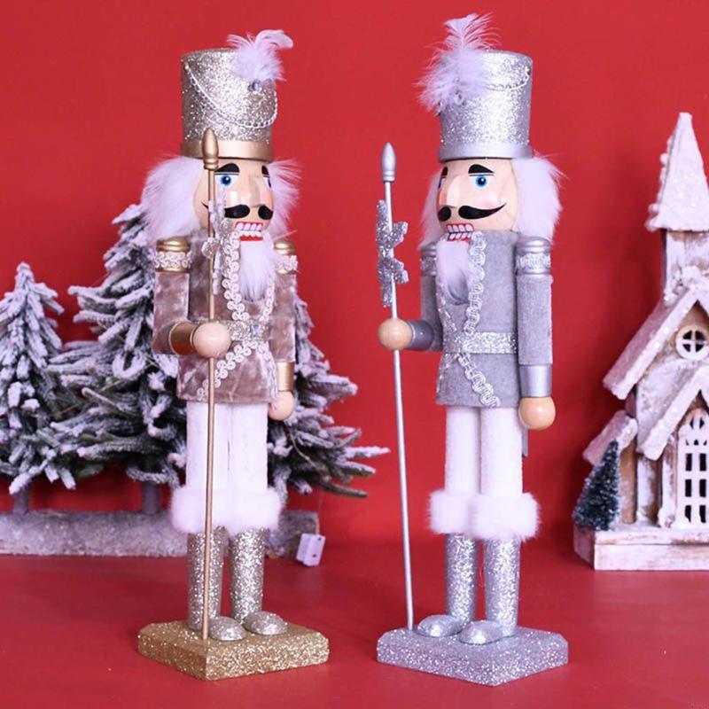 L9NB Desktop Ornament Wooden N - Nutcracker Figurine 评论和价格