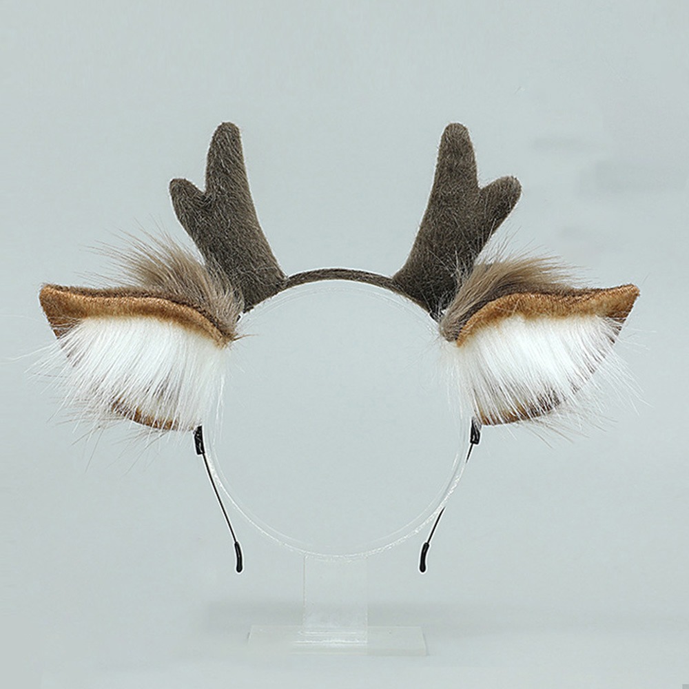 Lolita Deer Ears Reindeer Antl - Reindeer Antlers Headband 评论和价格