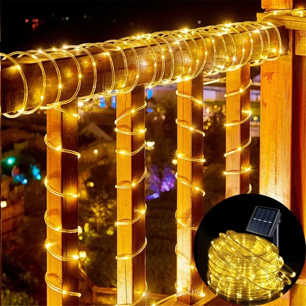 Solar Rope Lights Outdoor Blue - Led Fairy String Lights 评论和价格