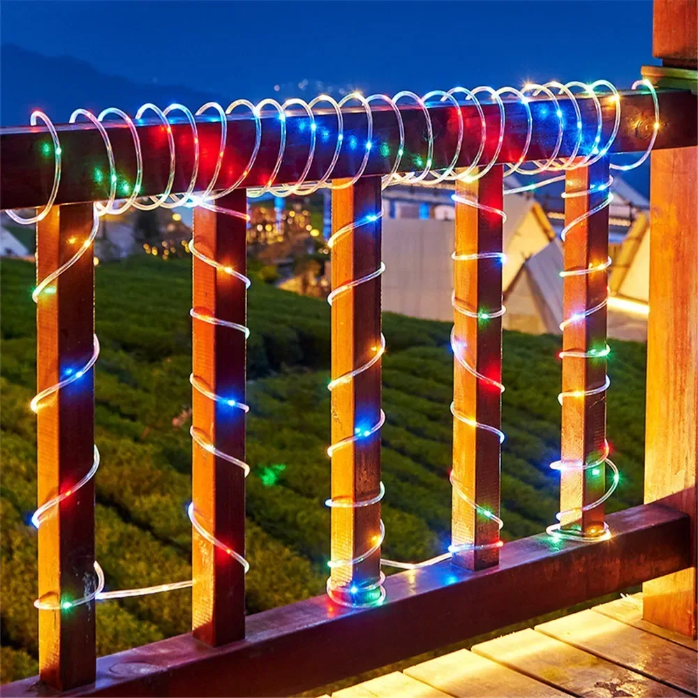 Solar Rope Lights Outdoor Blue - Led Fairy String Lights 评论和价格