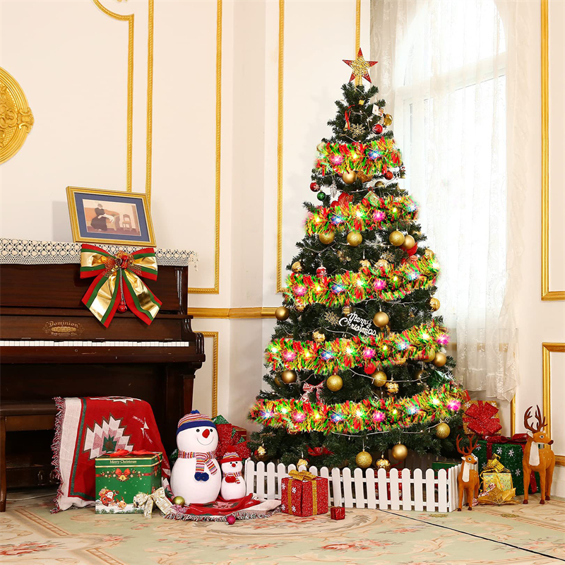 ChristmasTree Decoration Indoo - Tinsel Garland Decoration 评论和价格