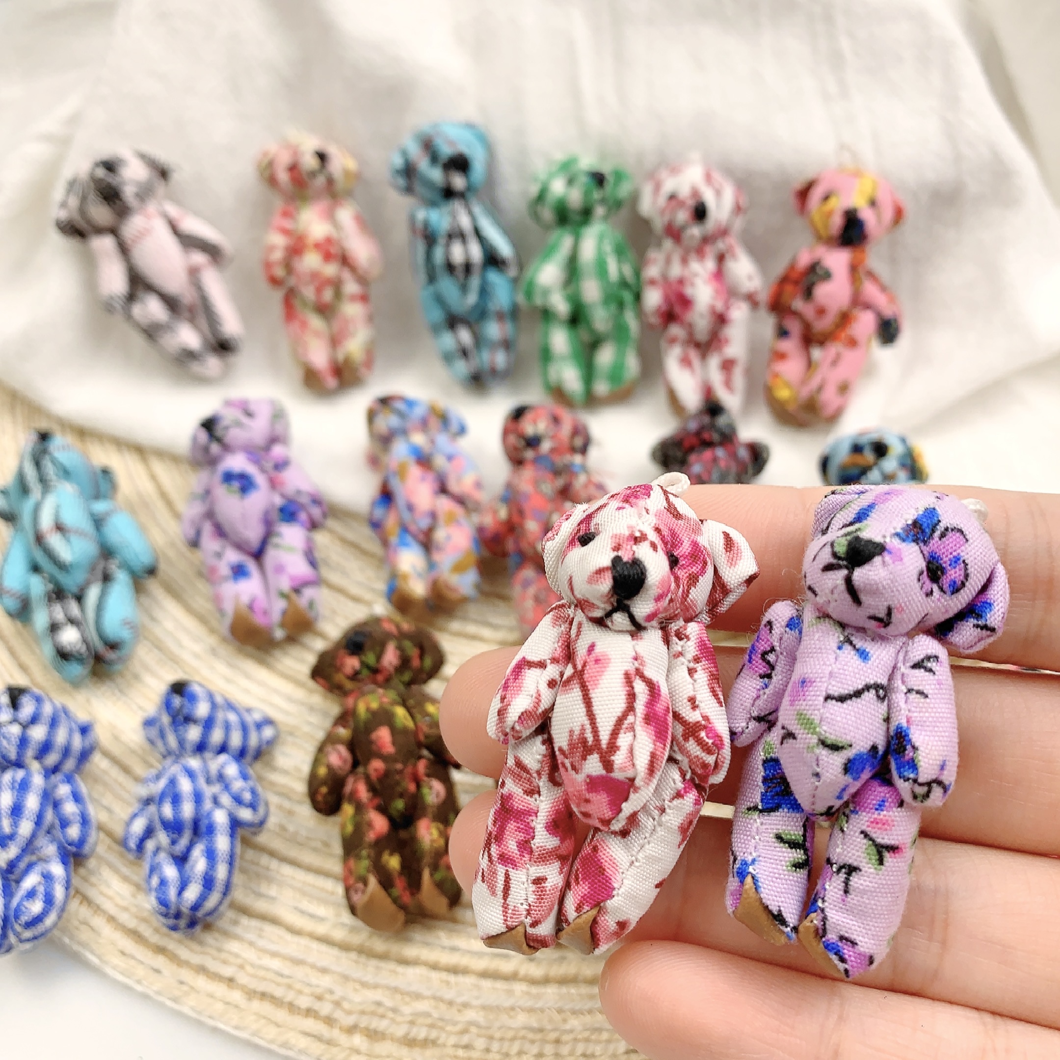 10pcs Mini Joint Bears Plush K - Christmas Throw Blanket 评论和价格