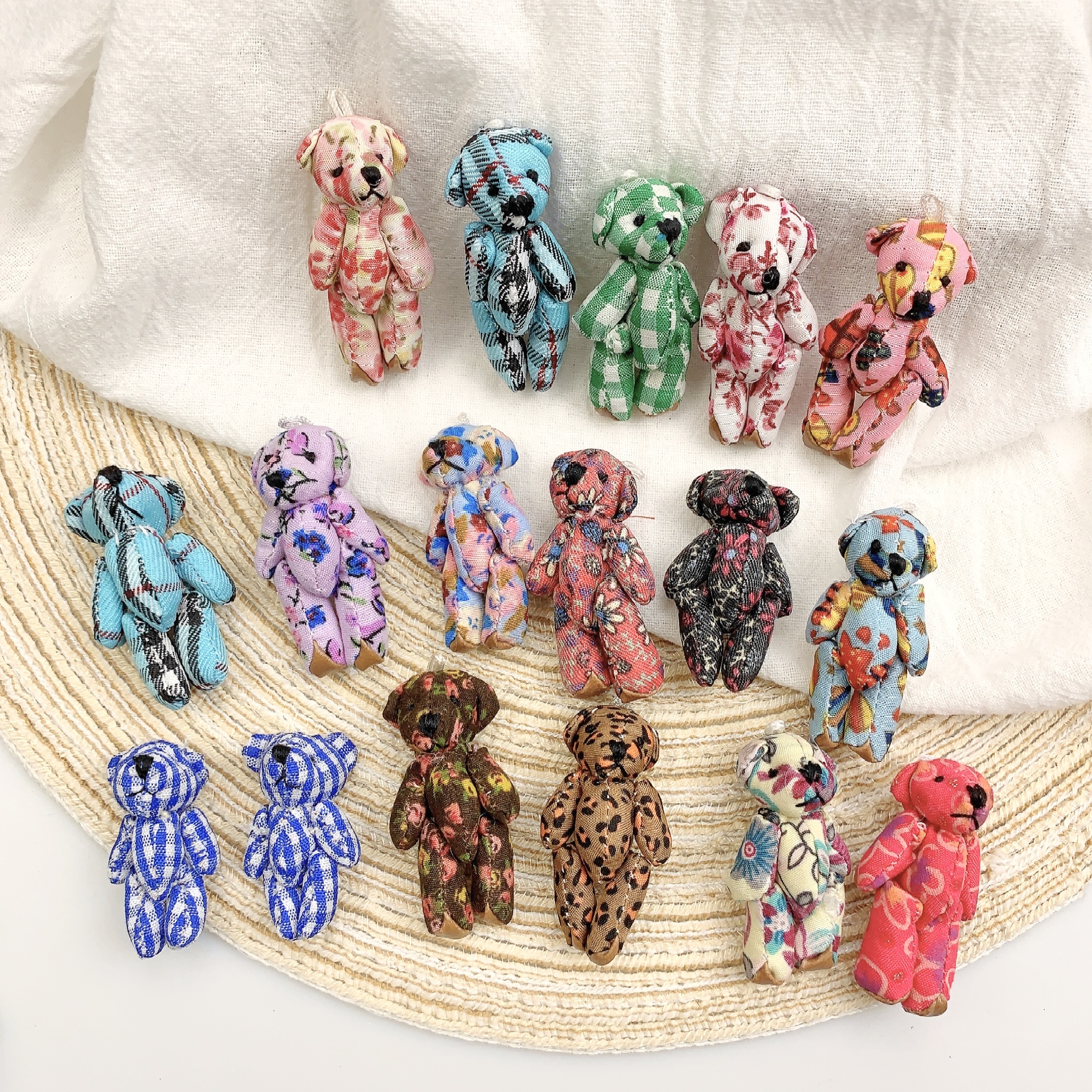 10pcs Mini Joint Bears Plush K - Christmas Throw Blanket 评论和价格