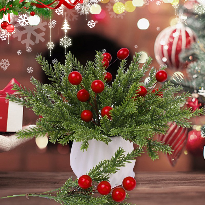 Christmas Artificial Pine Need - Christmas Wreath Fake 评论和价格