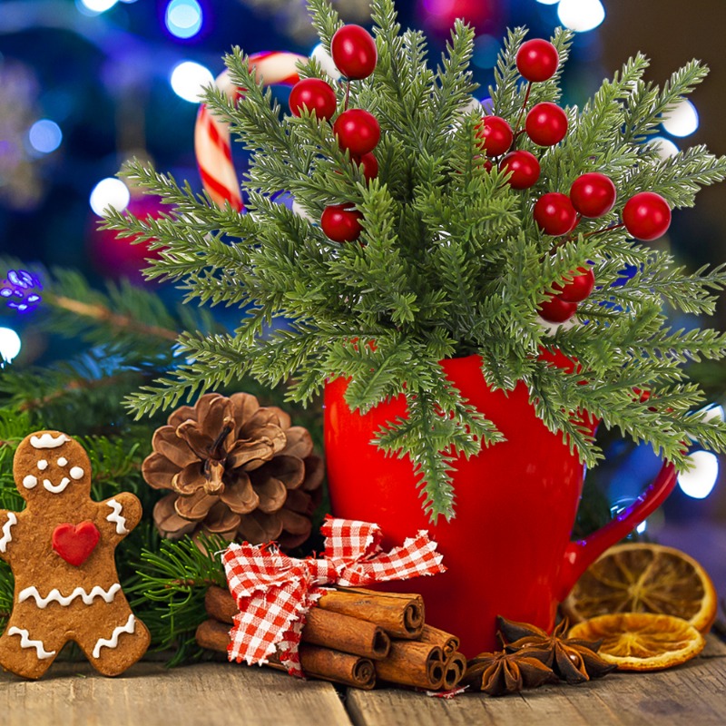 Christmas Artificial Pine Need - Christmas Wreath Fake 评论和价格